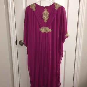 Fuchsia kaftan